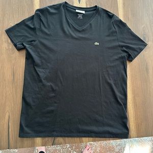 Men’s XL Lacoste short sleeve v neck shirt